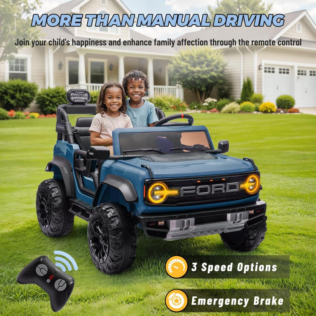 2 Seater 24V Electric Ride On Truck with Remote Control E696