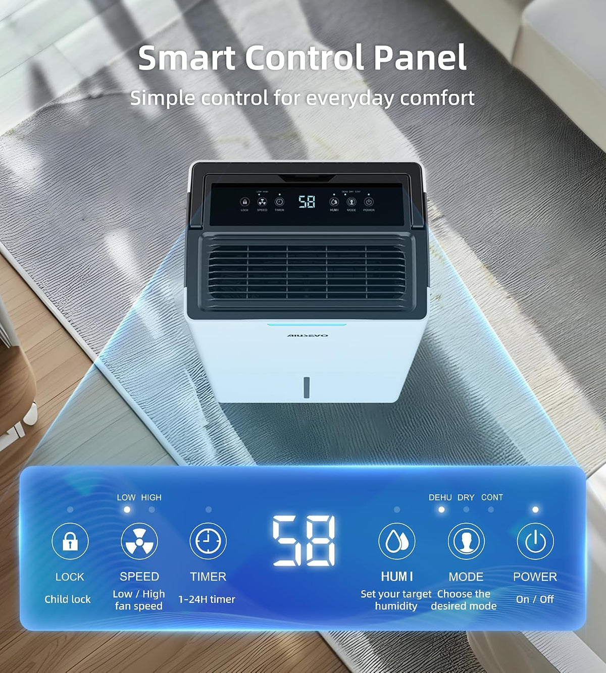 52 Pint Dehumidifier Y275918