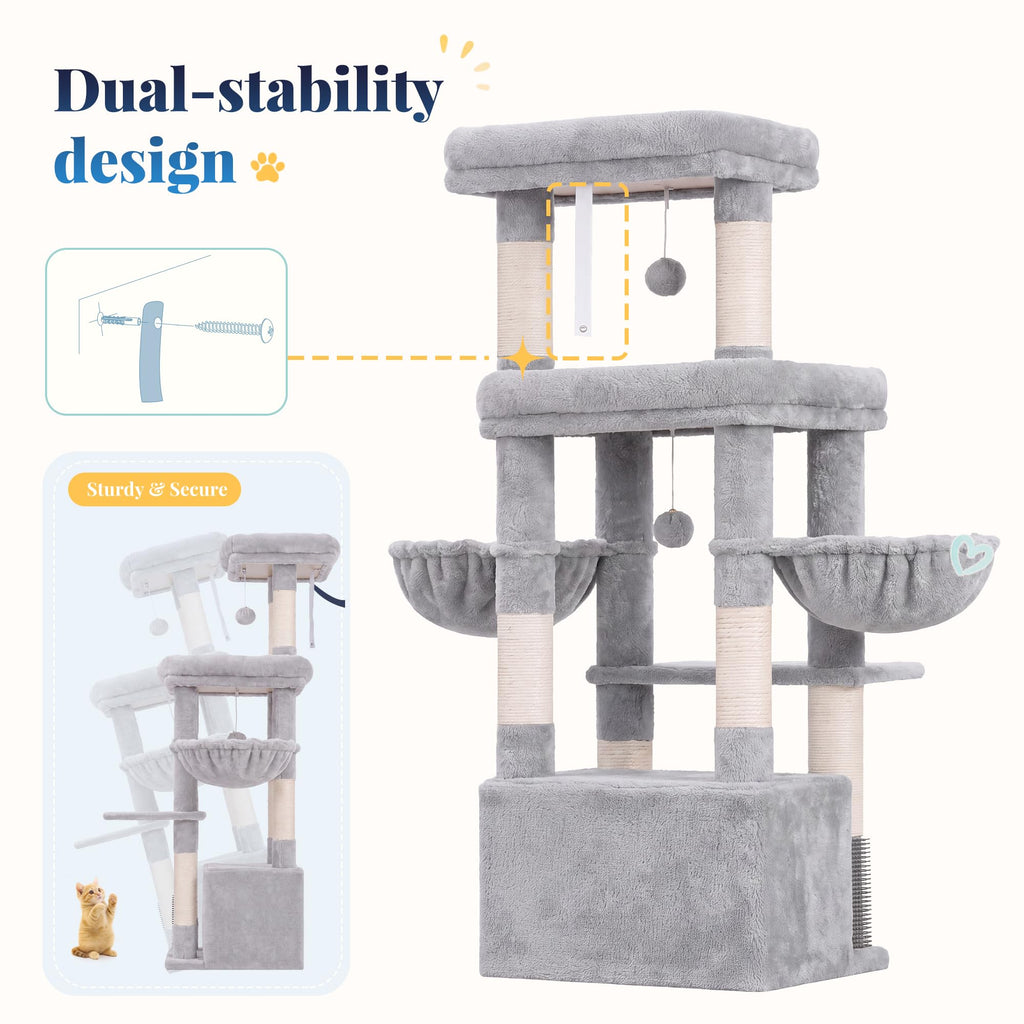 Cat Tree Tower with Extra Large Platform U59906