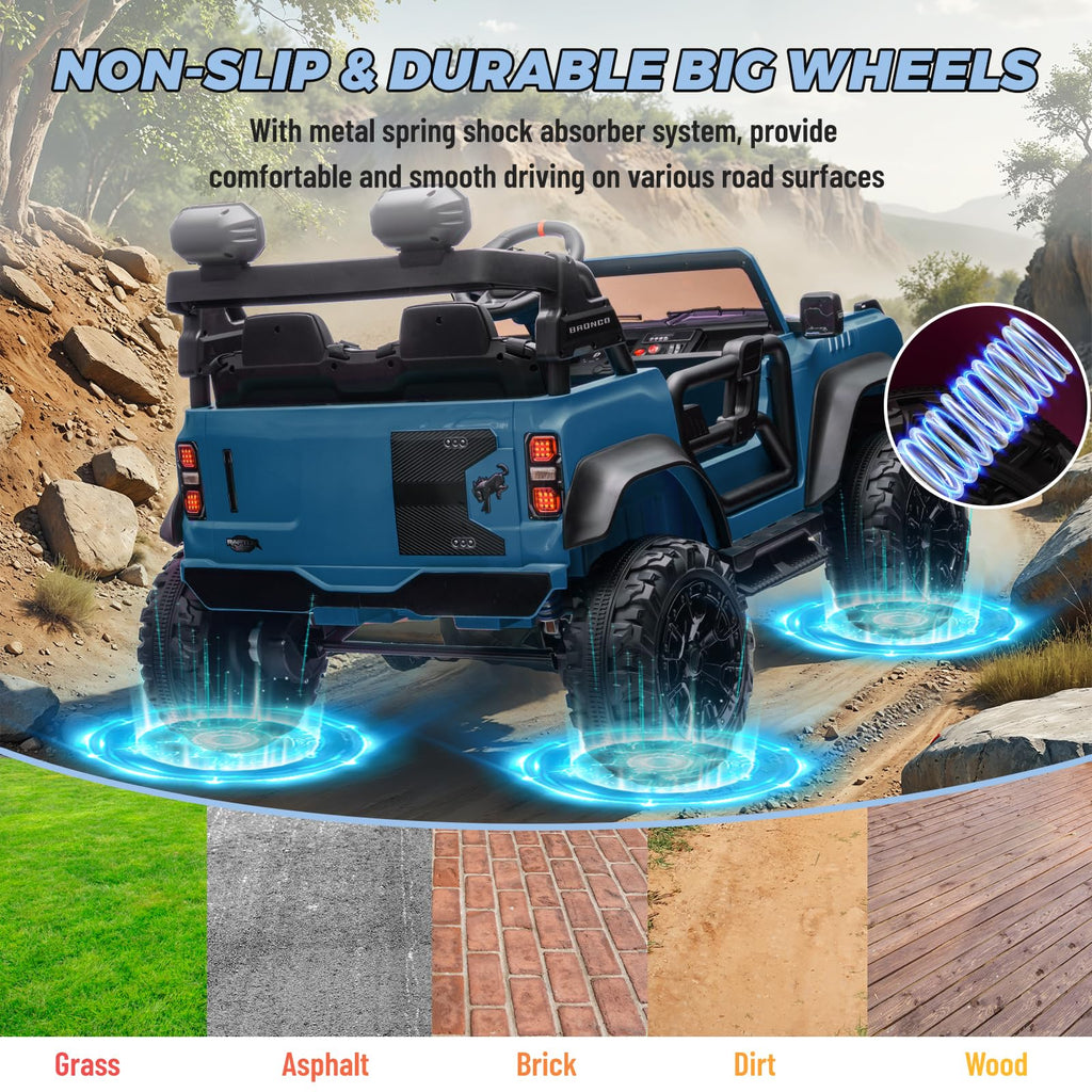 2 Seater 24V Electric Ride On Truck with Remote Control E696