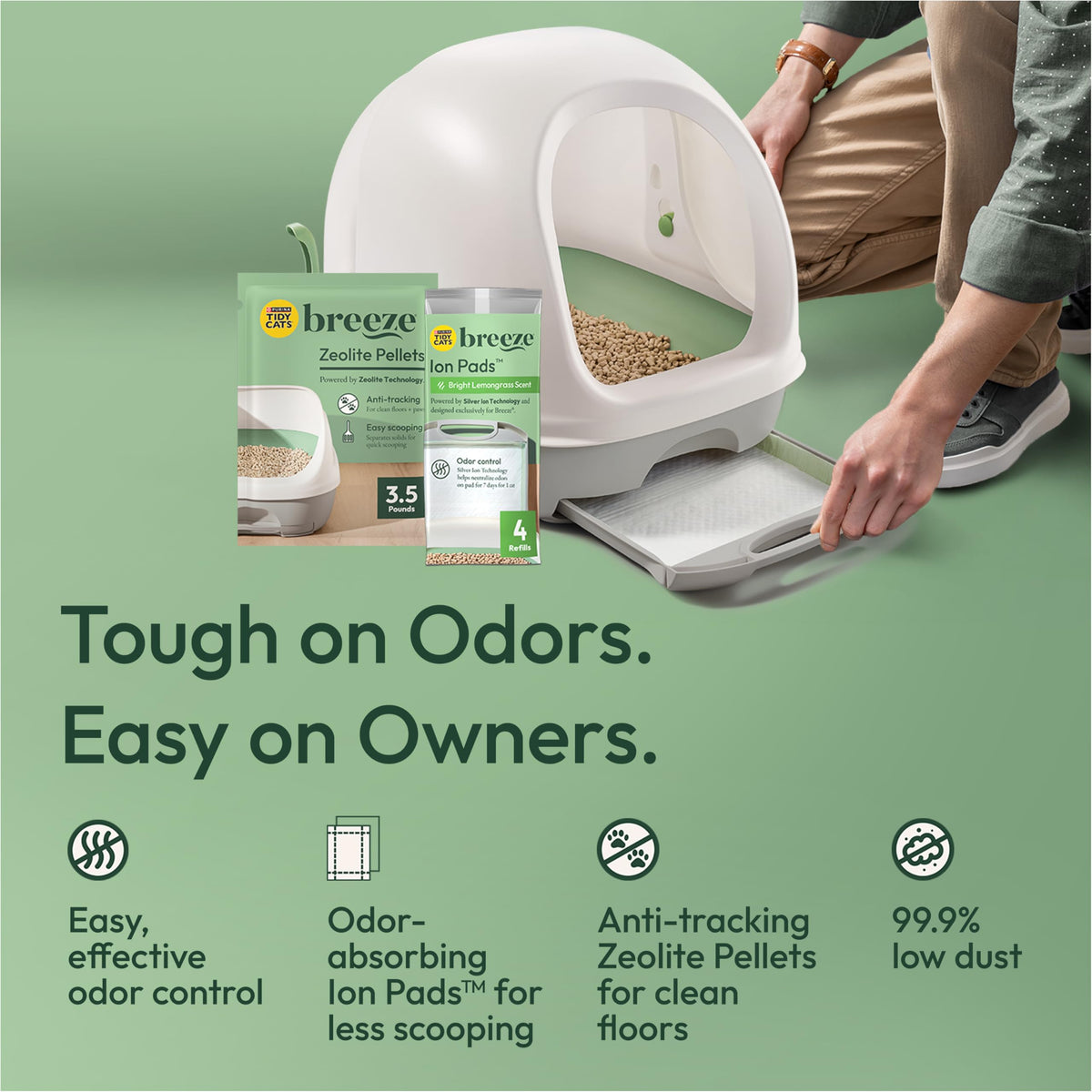 Covered Cat Litter Box D738