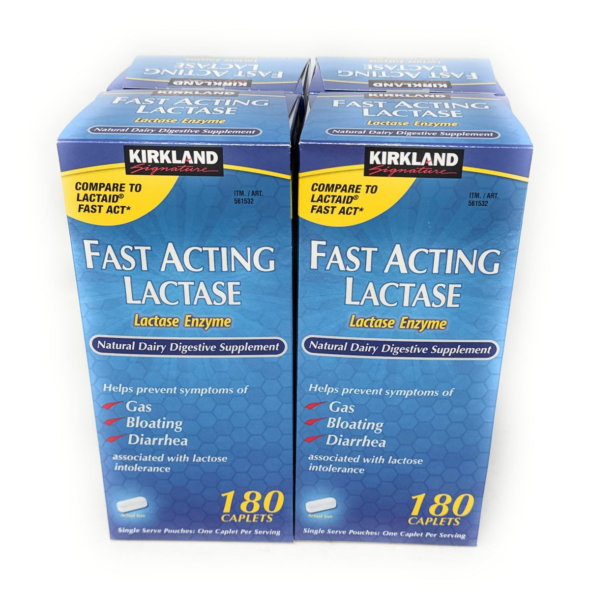Fast Acting Lactase 720 Caplets 4 Pack L93061