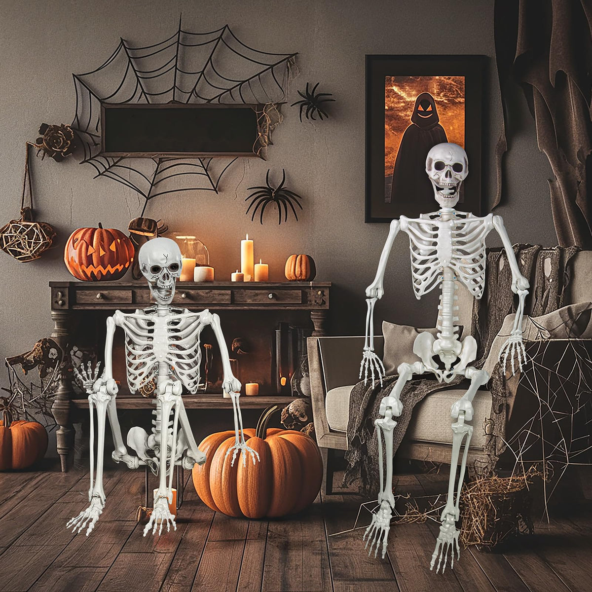 Life Size Skeleton with Posable Joints T74274