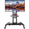 Rolling TV Stand for 32-84 Inch TV, Adjustable Height with Wheels Q662807