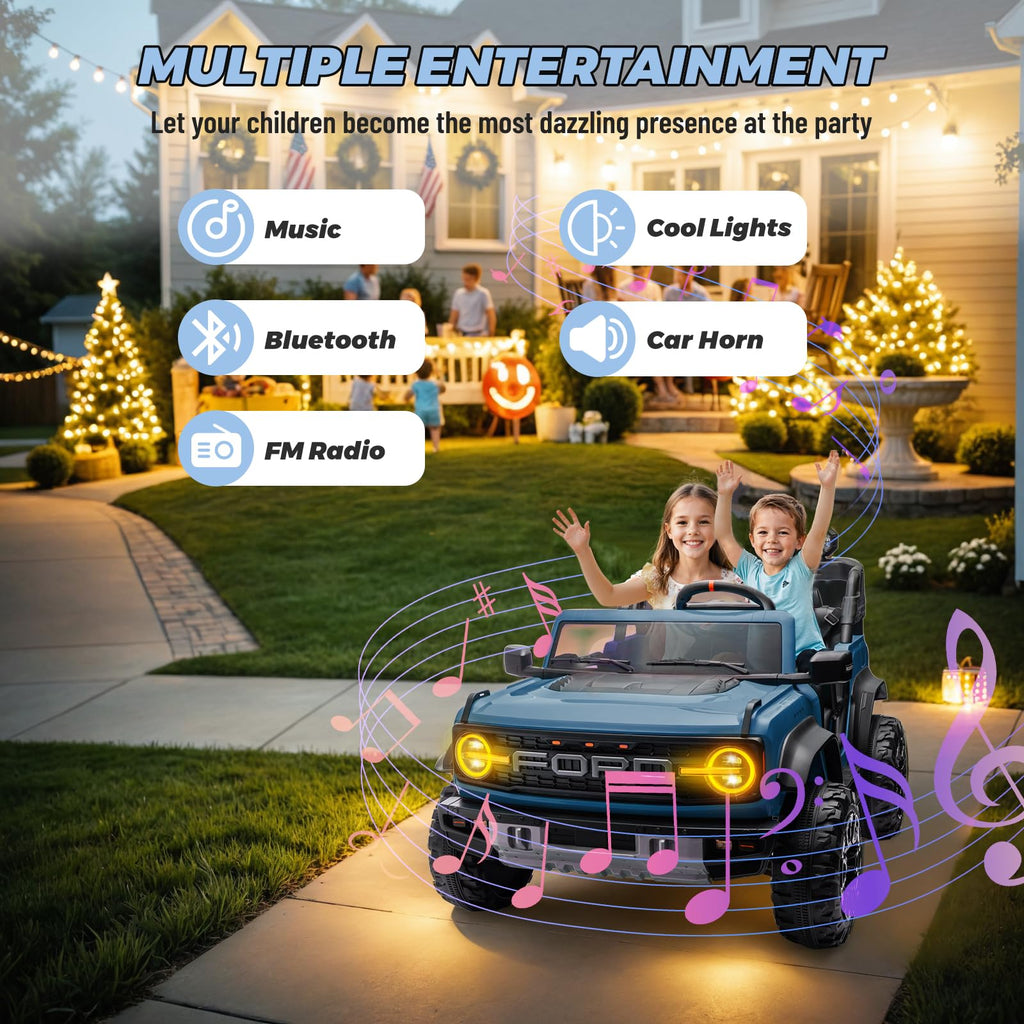 2 Seater 24V Electric Ride On Truck with Remote Control E696