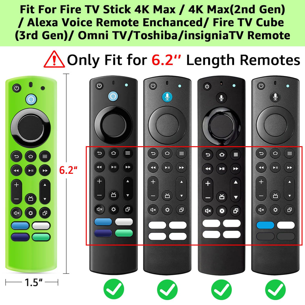 Silicone Remote Cover Glow in The Dark with Lanyard S186