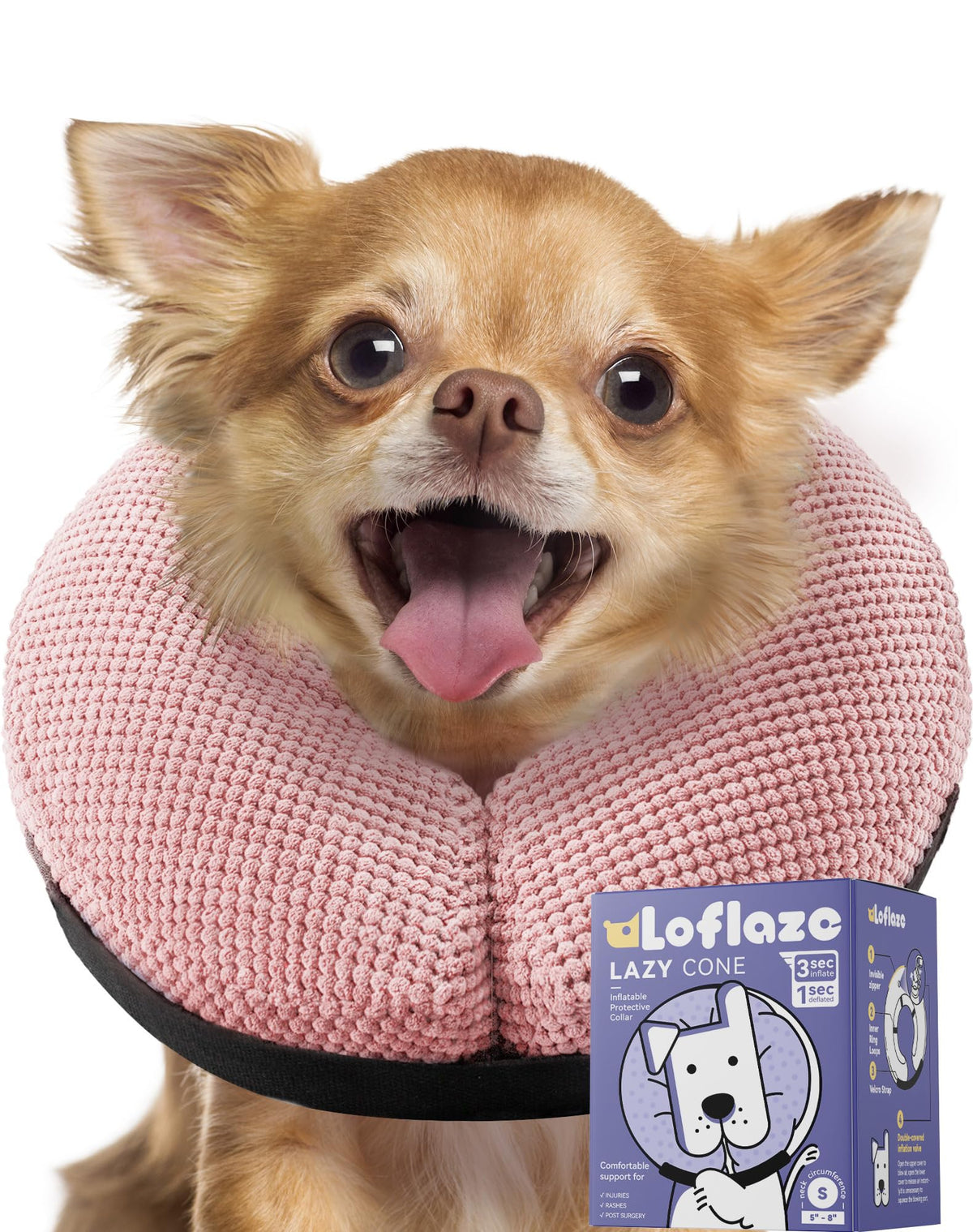 Soft Inflatable Dog Cone Collar U40972