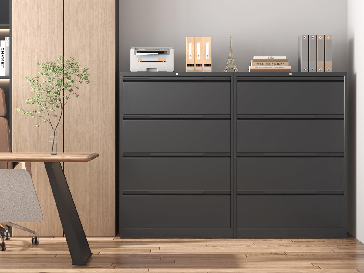4 Drawer Metal File Cabinet with Lock L882
