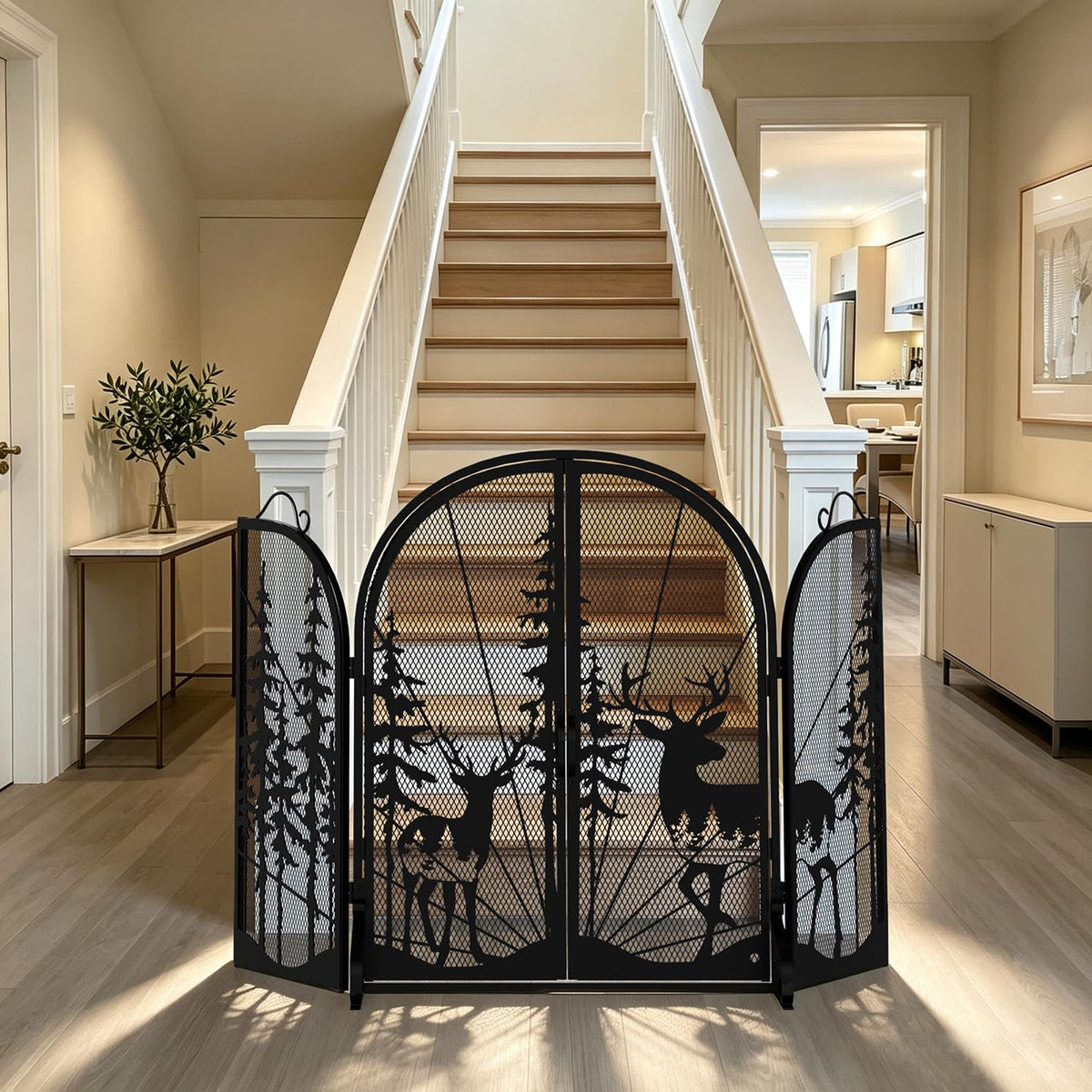 Fireplace Screen with Doors L7704