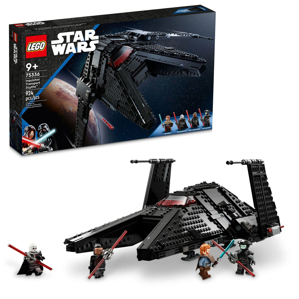 Buildable Toy Starship with Blue and Double-Bladed Red Lightsabers K33021