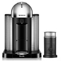 Chrome Coffee and Espresso Maker with Milk Frother J545426