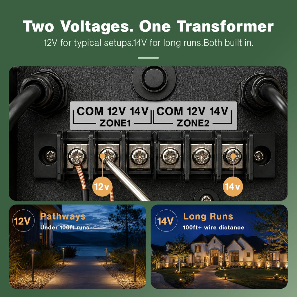 200W Low Voltage Transformer 2 Zone B210787