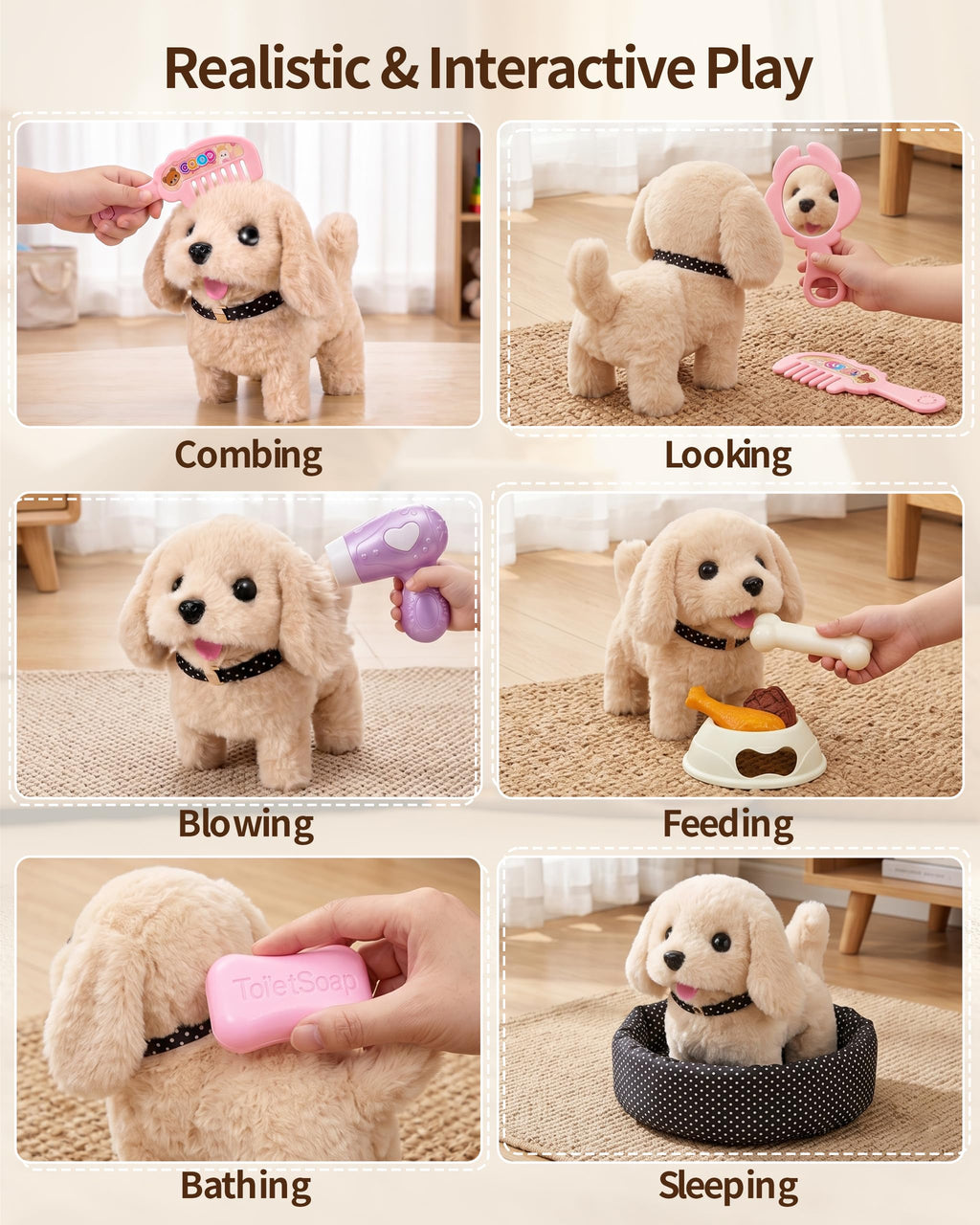 Dog Toy with Portable Puppy Stroller Z108854