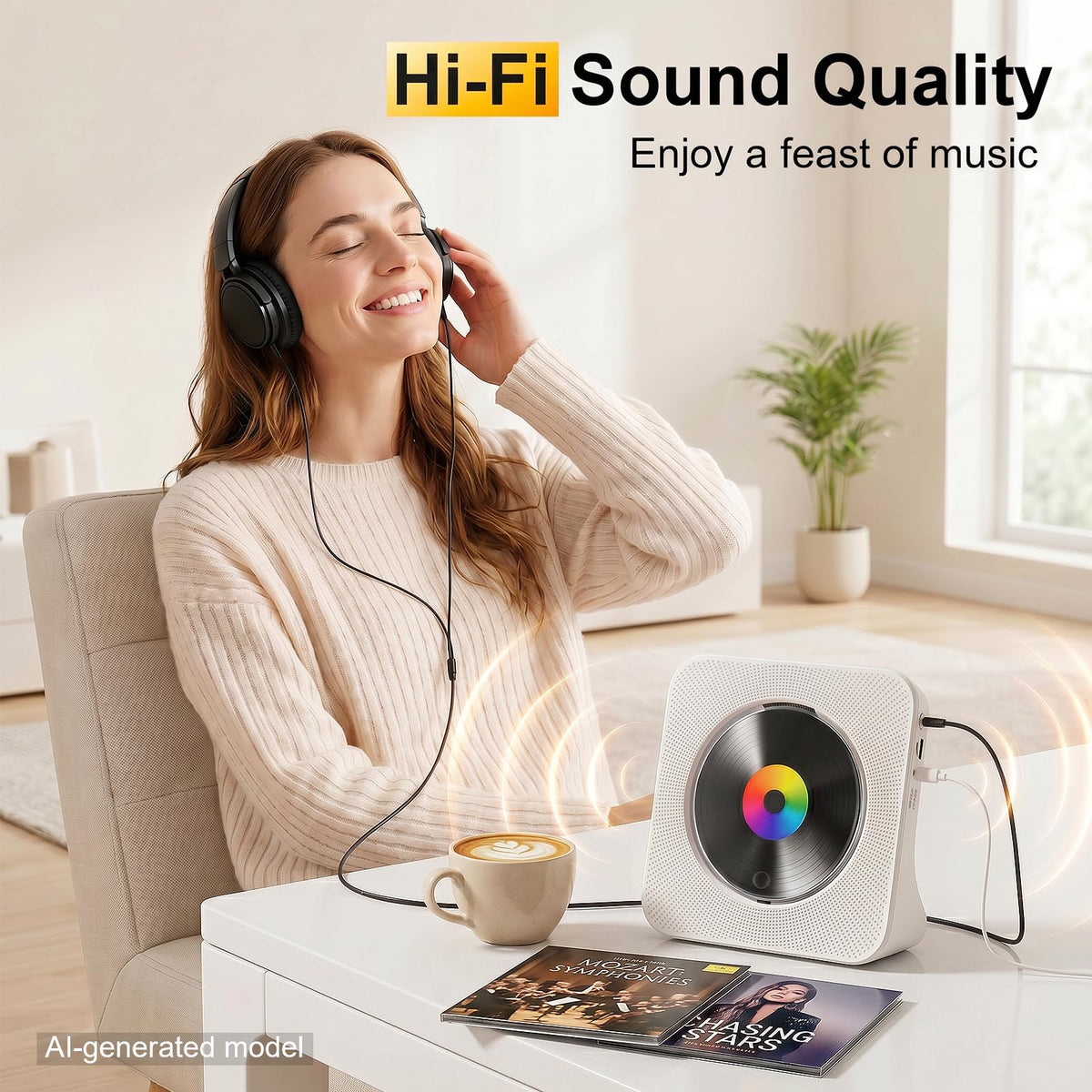 Portable Bluetooth CD Player B713