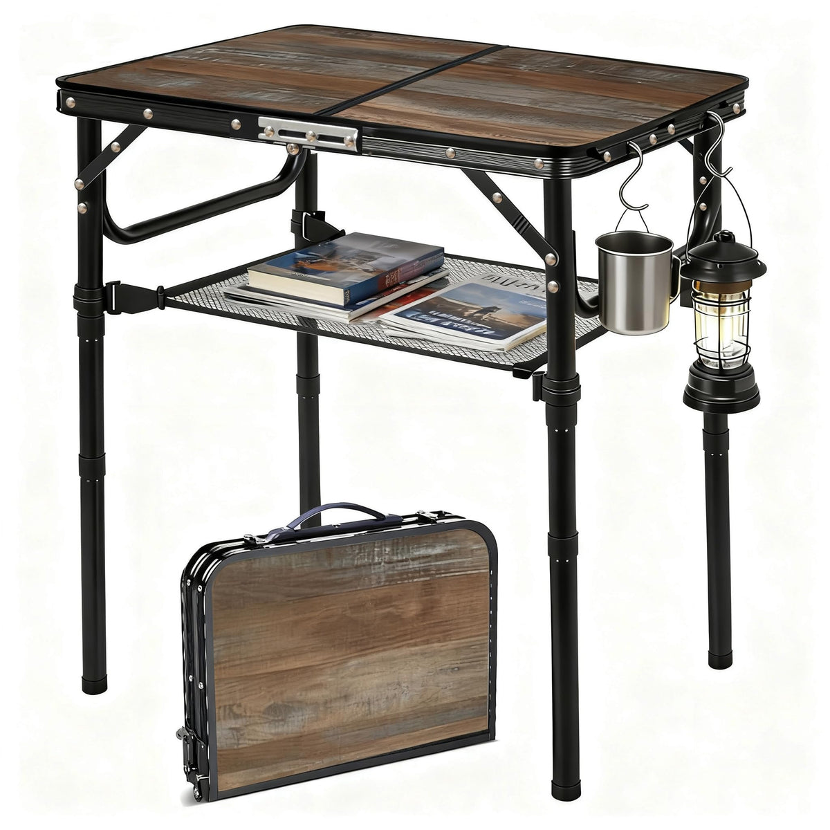 Folding Picnic Table 2ft Portable Camping Table P2884