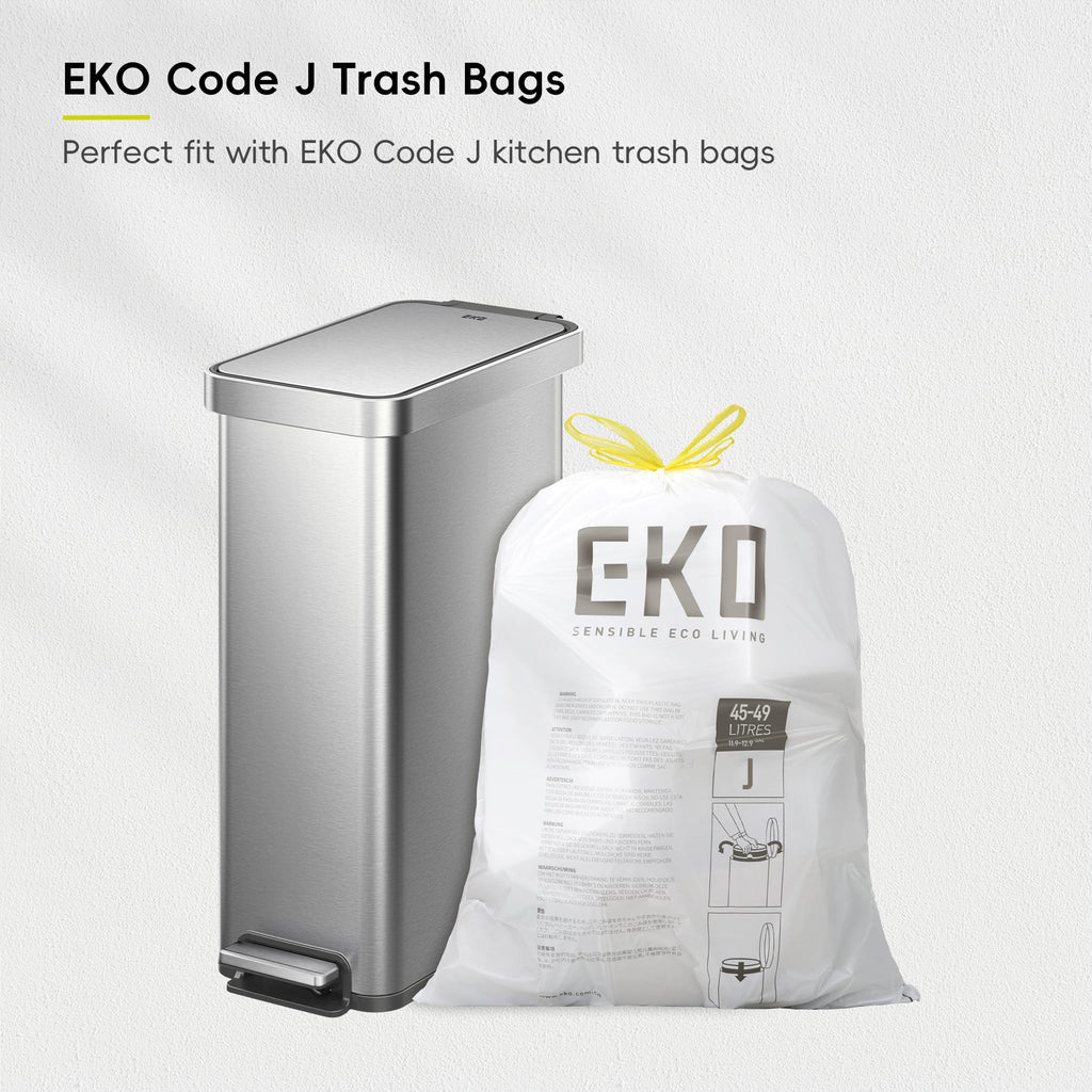 50L Stainless Steel Step Kitchen Trash Can with Lid Y285343