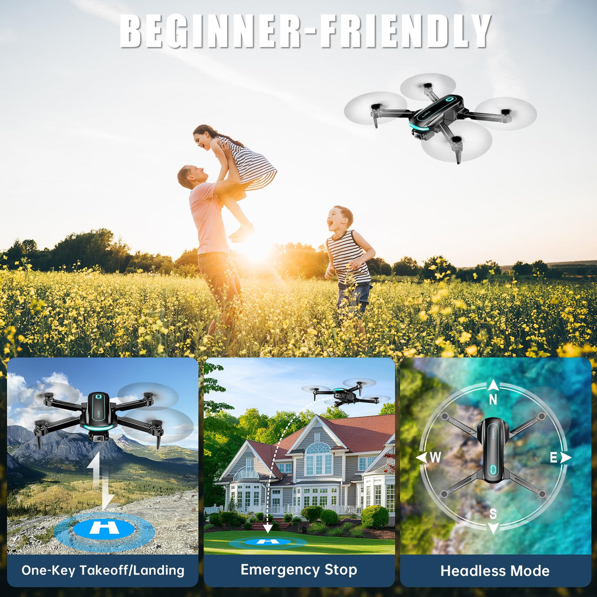 1080P HD Foldable Drone Z577
