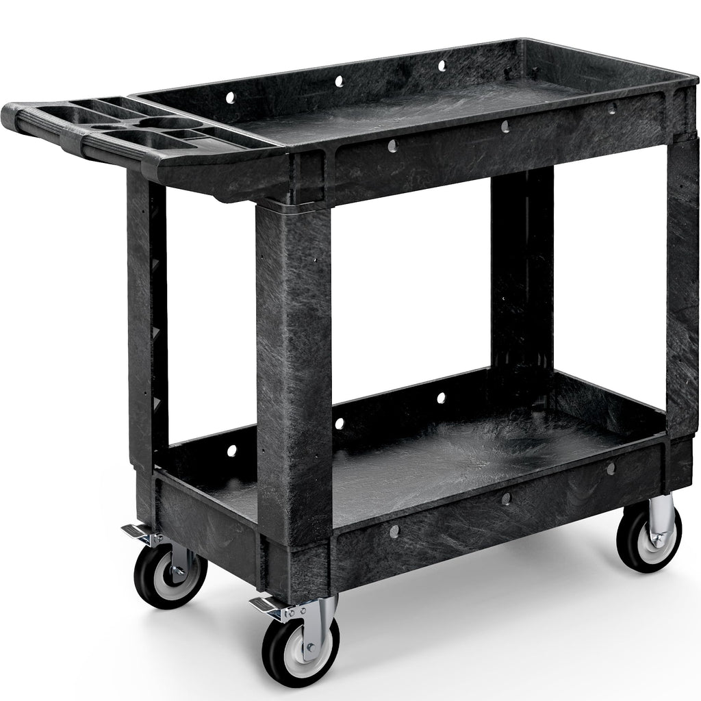 Black Utility Cart on Wheels M686