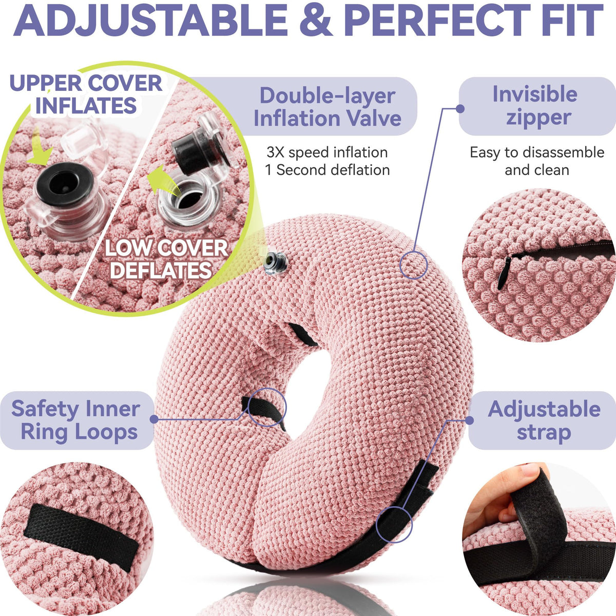 Soft Inflatable Dog Cone Collar U40972