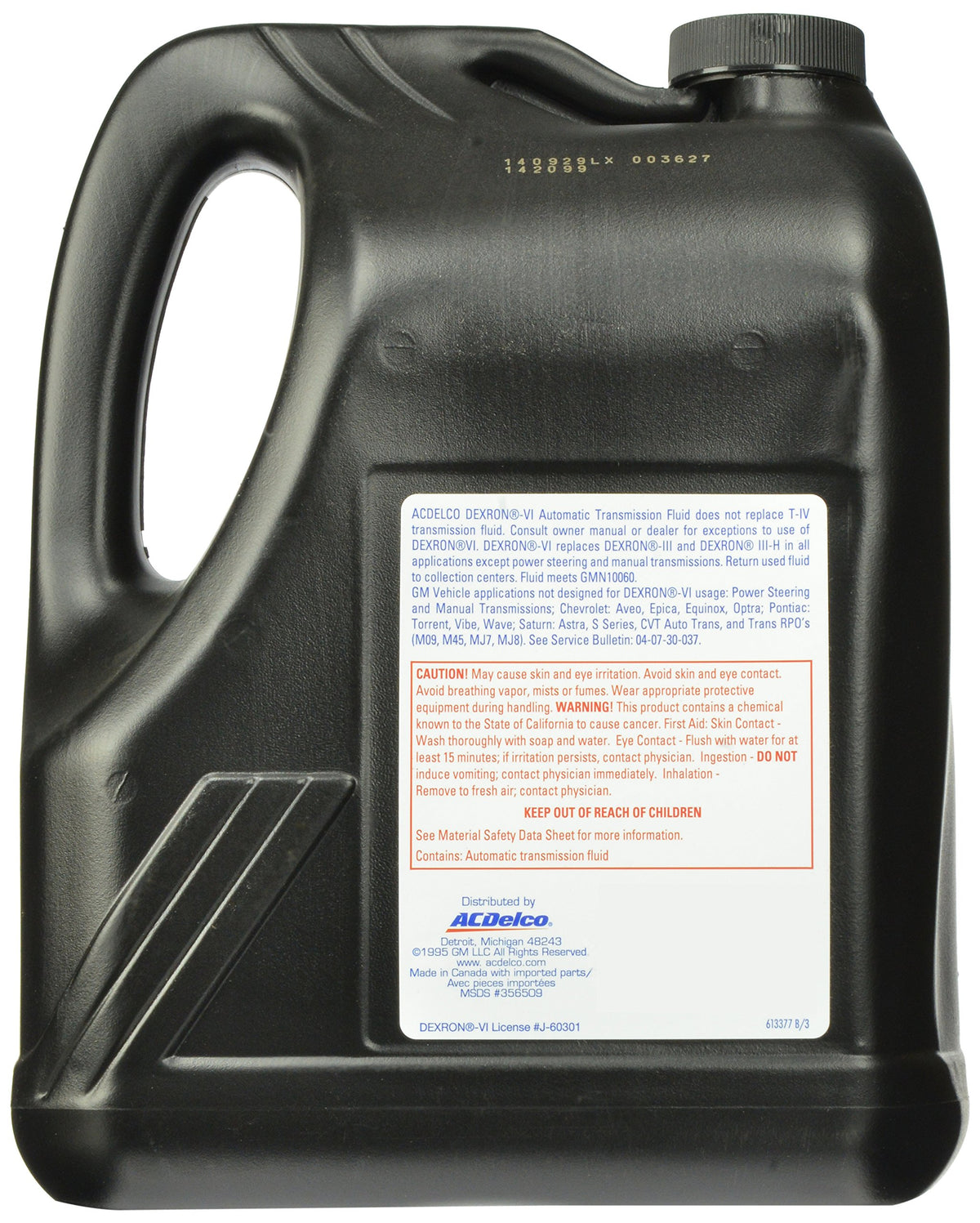 Dexron VI Automatic Transmission Fluid 1 gal R404