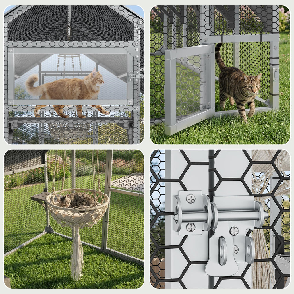 94 Inch Outdoor Cat Enclosure V499701