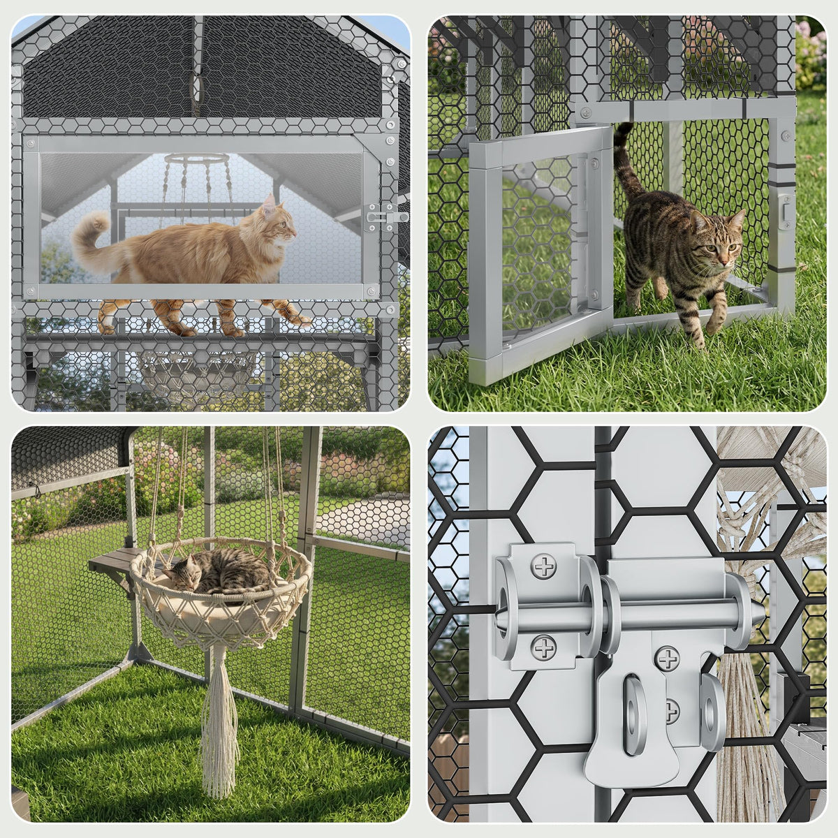 94 Inch Outdoor Cat Enclosure V499701