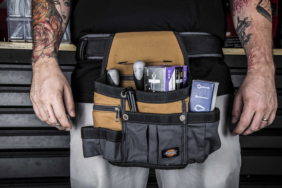 8-Pocket Padded Tool Belt Utility Pouch Adjustable 3-Inch Belt Canvas M450