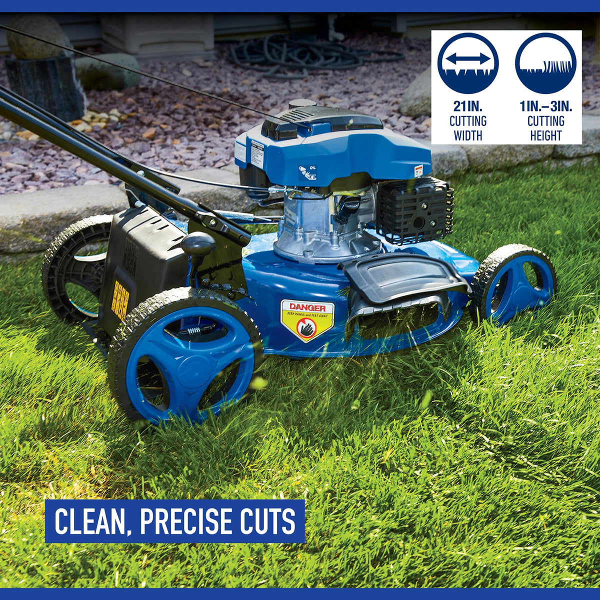21in. 3-in-1 Gas Lawn Mower B36589