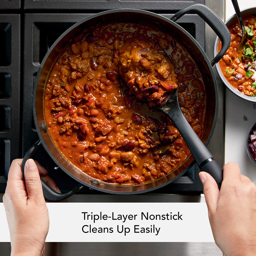 Hard Anodized Nonstick 8-Quart Stock Pot with Lid O76795