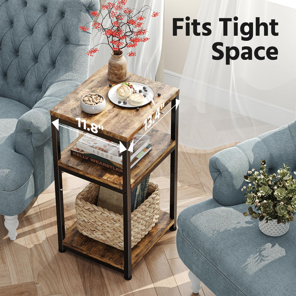 3 Tiers Shelf Side Table Y1541